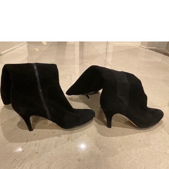 Black suede boots - Picture 2 of 3